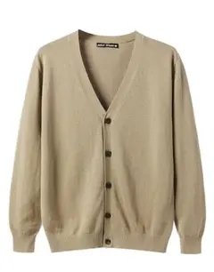 ベージュ Lサイズ カーディガン 学生服