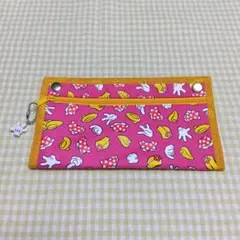 ディズニー ミニー フラットポーチ