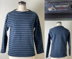 セントジェームス フランス製 定番 厚手のウエッソン ボーダー バスクシャツ 0