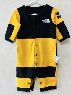 THE NORTH FACE 黒黄色ロンパース 70cm