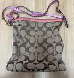 COACH ロゴパターン ショルダーバッグ