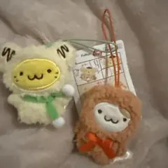 ポムポムプリン　チームプリン　もこもこマスコット　マフィン　スコーン