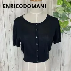 ENRICODOMANI ＊ ドルマンスリーブ シアー 半袖カーディガンのサムネイル