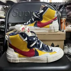 【28.5㎝】NIKE×sacai BLAZER MID イエロー