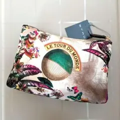 新品 ETRO ボタニカルフラワー ポーチ イタリア製のサムネイル