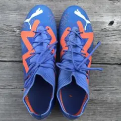 PUMA サッカースパイク（オレンジ）25.5 - メルカリ