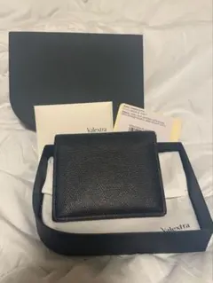 Valextra 小銭入れ付き二つ折り 4カード 美品