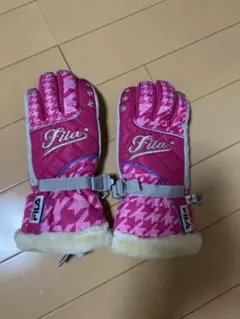 ✳️FILA フィラ手袋 100㎝‼️◼️グローブ スノボスキー✳️雪遊び