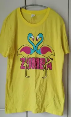 ZUMBA フラミンゴデザイン Tシャツ