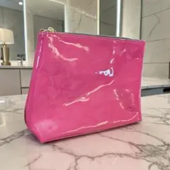 【非売品・ノベルティ】イヴサンローラン ボーテ エナメルポーチ ピンク YSL