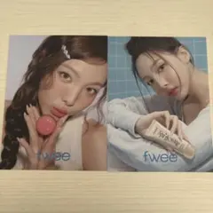 fwee フィー TWICE ナヨン ポストカード 2枚 セット
