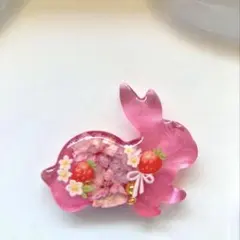 レジン ヘアゴム うさぎちゃん No.411 - メルカリ
