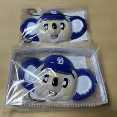中日ドラゴンズ ドアラ ミニお面 2個セット　非売品