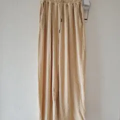 RagOut プリーツ ベージュ リラックスパンツ
