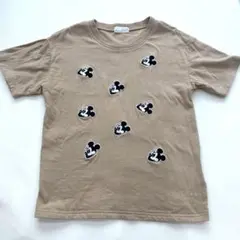 Tシャツ　ミッキー　120 ベージュ