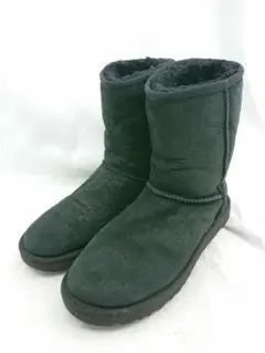 ＆ UGG クラシックショート ムートンブーツ ブラック系