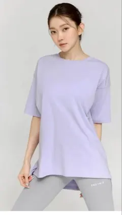 XEXYMIX 半袖 Tシャツ パープル ヨガウェア