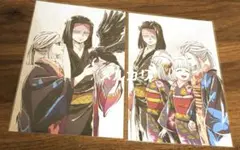 鬼滅の刃 全集中展 幕間画 アイキャッチ ポストカード 産屋敷耀哉 あまね 2点