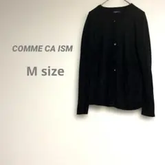 コムサイズム レディース アンサンブルカーディガン 薄手 M ブラック