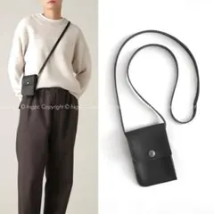 美品 morini モリニ phoneショルダーウォレットショルダー 黒 - メルカリ