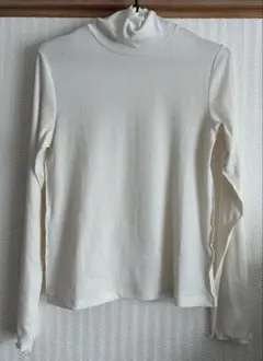 GU ジーユー ソフトリブタートルネックT(長袖) Sサイズ