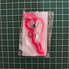 びわこキーホルダー　アクリルキーホルダー ガチャ　魚　ピンク