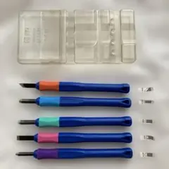 サクラ彫刻刀セット 5本入り 収納ケース付き