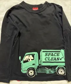 美品⭐︎OJICO⭐︎10A⭐︎長袖カットソー⭐︎スペースクリーン⭐︎ゴミ収集車⭐︎宇宙人
