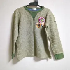 ミキハウス ダブルビー 130cmナイアガラ天竺トレーナー/子供服、男の子服のサムネイル