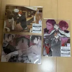 文豪ストレイドッグス　アクリルプレート　アニメイト限定セット　太宰治　中原中也