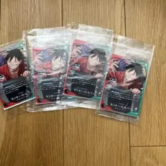 一番くじ　 ワンピース ルフィ　レア　プロモカード　カード　4枚セット　購入特典
