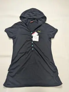 ​【新品】PUMA プーマ レディース 半袖 フード付き Tシャツ M ブラックのサムネイル