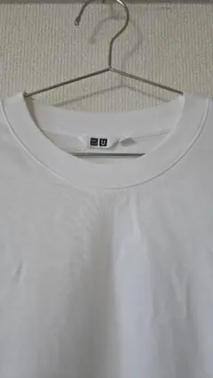 ユニクロ　エアリズムロングTシャツ　Lサイズ　ホワイト