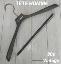 【激レア】☆TETE HOMME☆店舗用ウッドハンガー 80s 希少 当事もの
