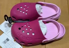クロックス　18センチ　女の子　キッズ　CROCS