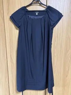 【マタニティ、授乳服】フレアスリーブワンピース　セレモニー服　マタニティMサイズのサムネイル