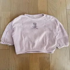 apres les cours アプレレクール　トップス　ピンク　お花リボン80