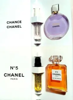 CHANEL♡No.5＆チャンスオースプランディドサンプルセットのサムネイル