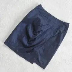 リツコシラハマ◇ラップスカート ミディ丈 きれいめ オフィス フォーマル Lのサムネイル