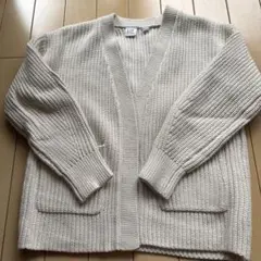 GAP KIDS カーディガン M クリーム色