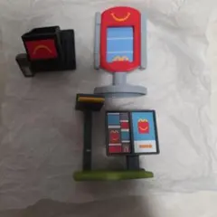 ミニチュア　ハッピーセット　ドライブスルーメニューボード　ディスプレイ　レジ