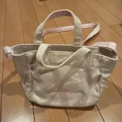 MAISON DE REEFUR キャンバスショルダーバッグ　ミニ　ハンドバッグ