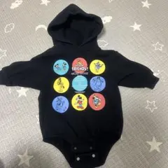 BREEZE ミッキーマウス フード付きロンパース