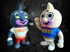 キン肉マン キン肉マングレート マッスルブラザーズＤＸソフビフィギュア