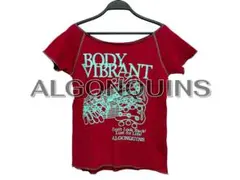 ALGONQUINS アルゴンキン Y2K ゴスロリ 半袖Tシャツ 赤 ロックのサムネイル
