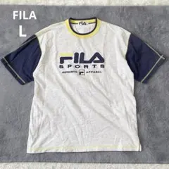 FILA フィラ　半袖Tシャツ　厚手　メンズ　Lサイズ