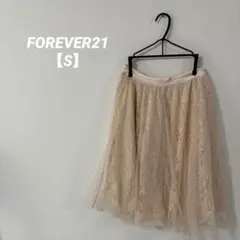美品✨️【S】FOREVER21 フレアスカート レース ピンク 可愛い オシャ