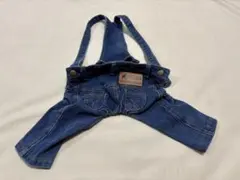 TEBAERR サスペンダー付きデニム犬服 Lサイズ