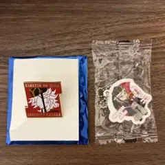 鬼滅の刃　キャラクターモチーフピンズ　くら寿司ラバーチャーム　童磨
