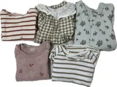 ベビー　ロンパース　カバーオール　petitmain バースデイ